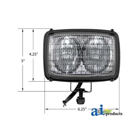 A & I Products Lamp Assembly, Halogen, Flood 6.5" x5" x4.7" A-28A673